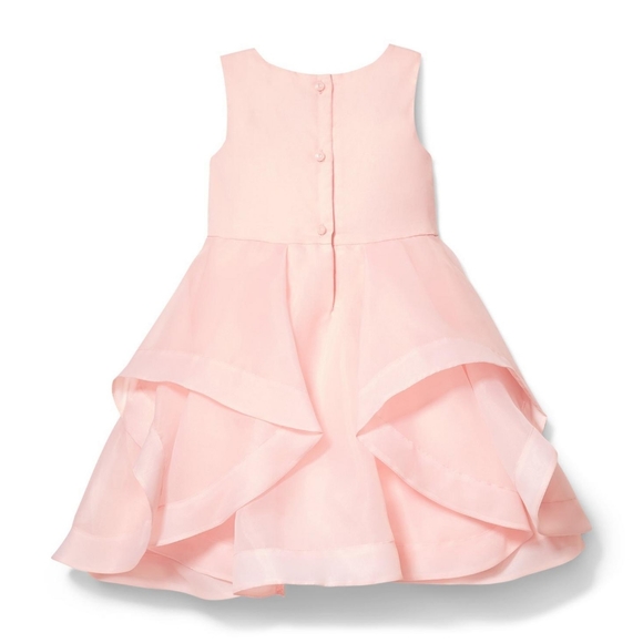 Janie and Jack Tiered Ruffle Organza Dress - Picture 2 of 13